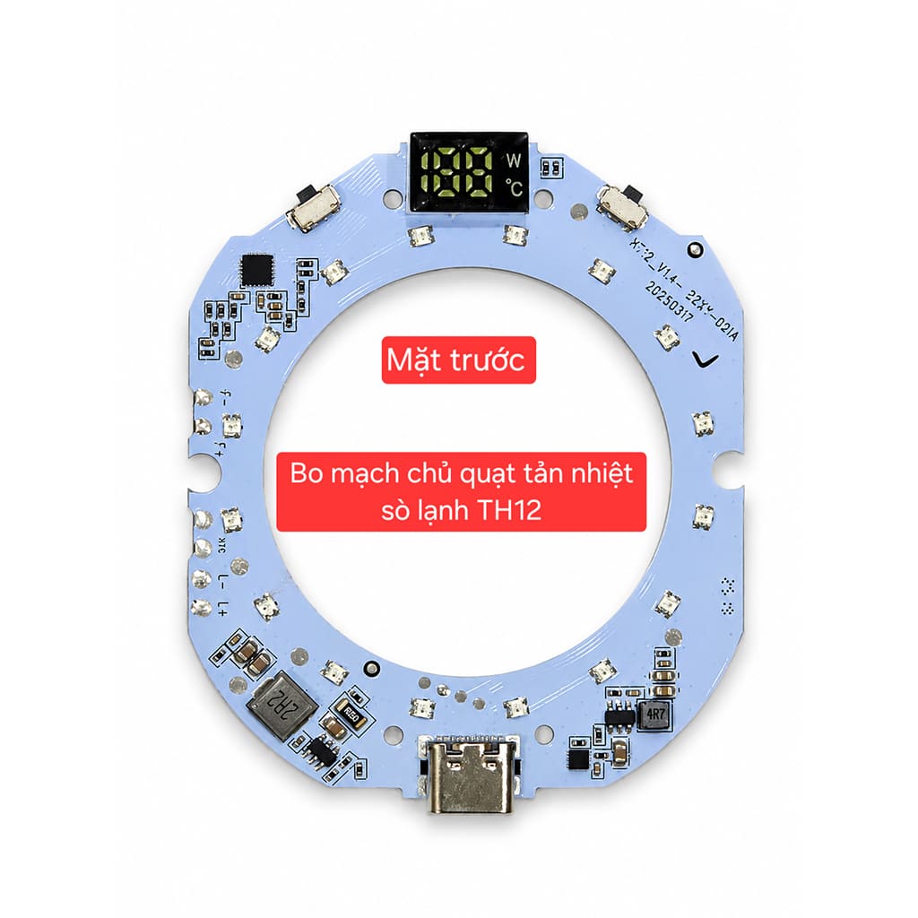 Linh kiện Main bo mạch dùng cho quạt sò lạnh tản nhiệt điện thoại TH12 Pro thay thế sửa chữa quạt zin chính hãng