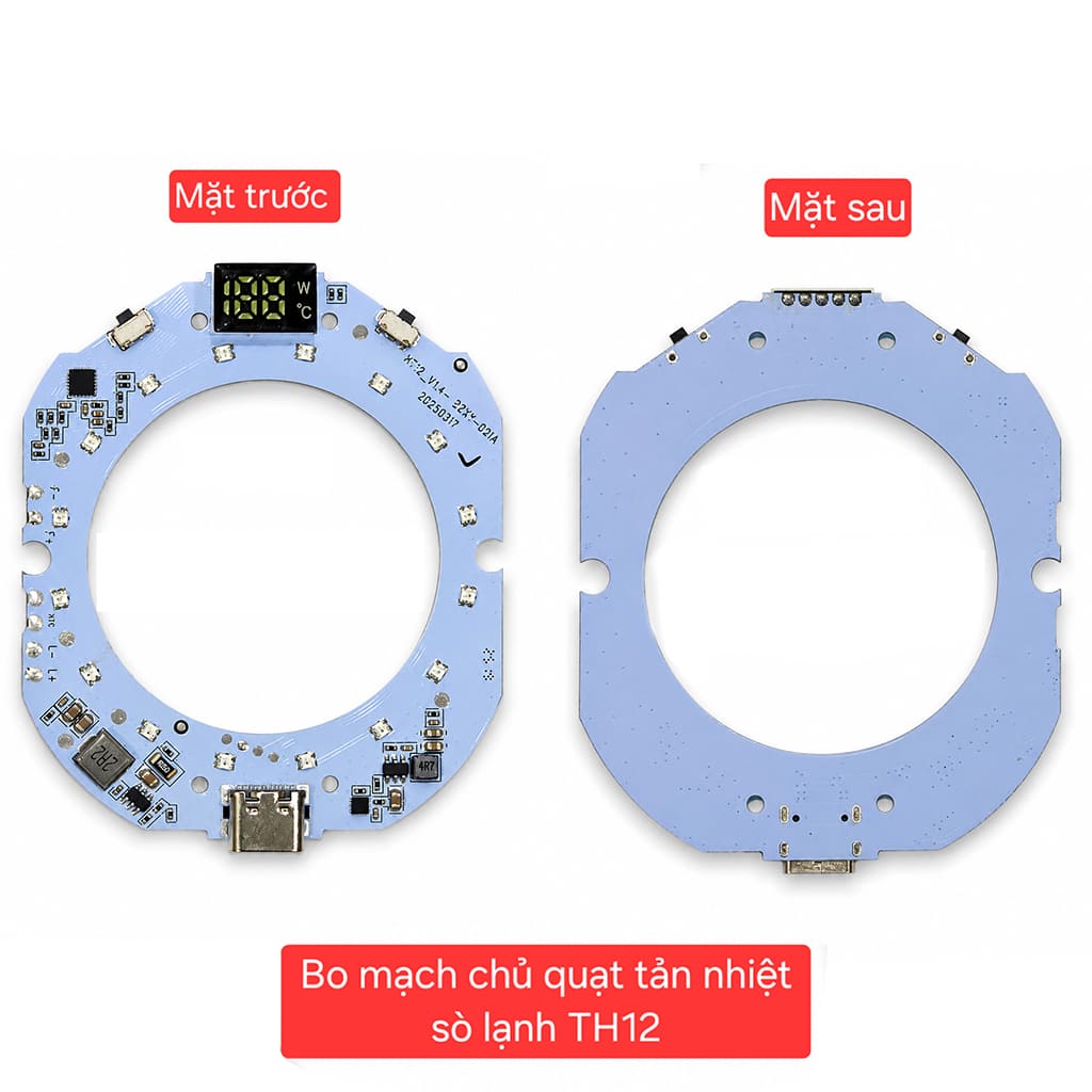 Linh kiện Main bo mạch dùng cho quạt sò lạnh tản nhiệt điện thoại TH12 Pro thay thế sửa chữa quạt zin chính hãng