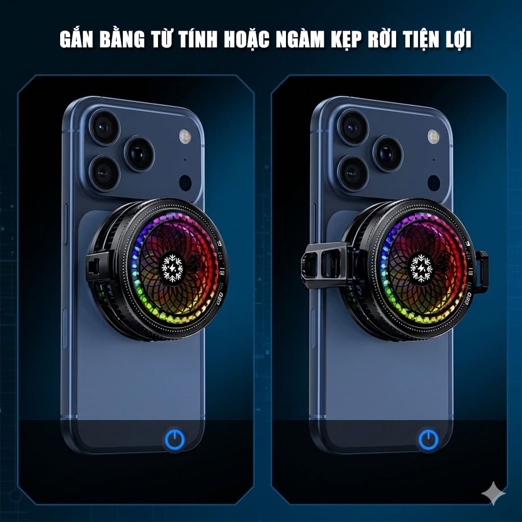 Giá 215K cực kỳ hợp lý Quạt sò lạnh TH29 Pro AI giá 215K tiết kiệm chi phí cho streamer