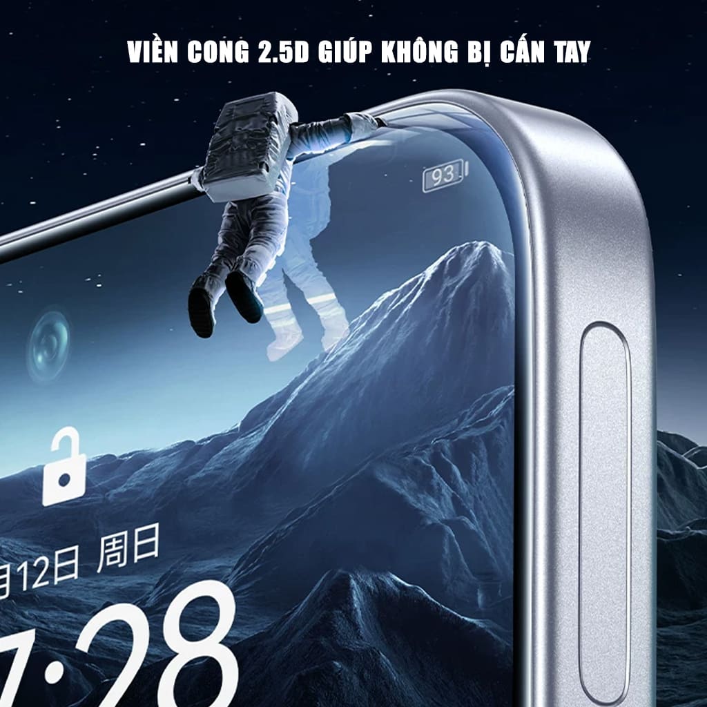 Kính cường lực Vivo iQOO 15T trong suốt full màn hình không viền đen hãng Smart Devil có khung hỗ trợ dán