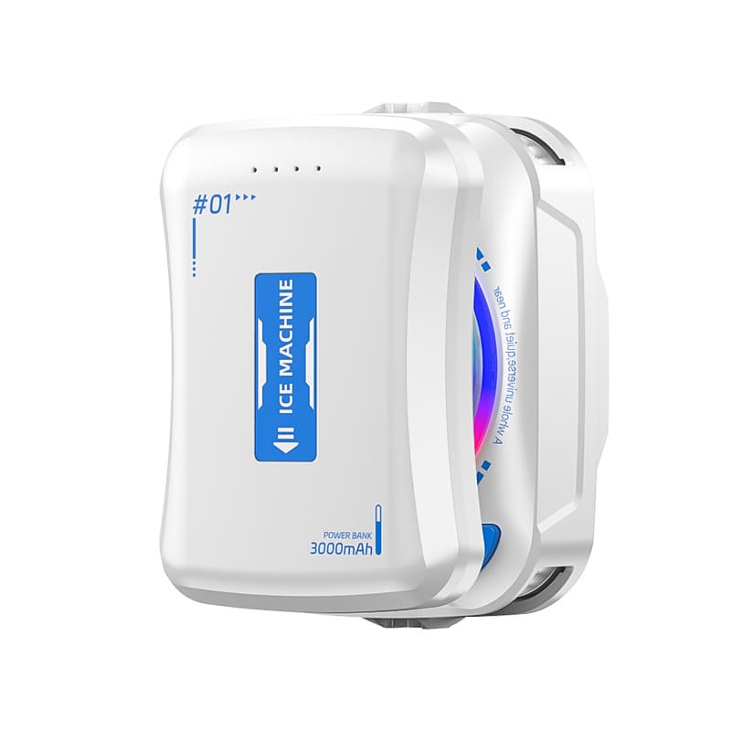 Quạt sò lạnh tản nhiệt điện thoại không dây TH21 pin rời 3000mAh AI kiểm soát nhiệt thông minh Led RGB đóng băng full mặt