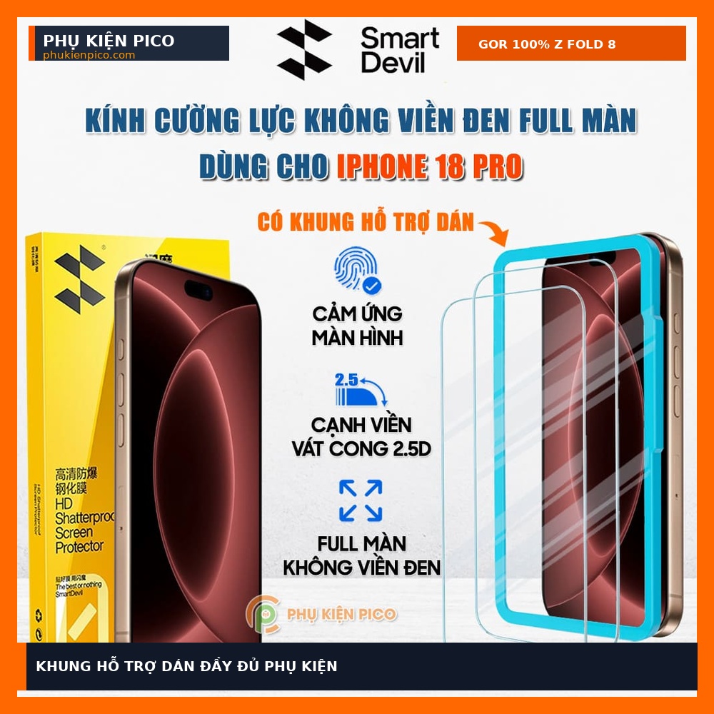 Khung gá hỗ trợ dán cường lực Z Fold 8 dễ dàng tại nhà