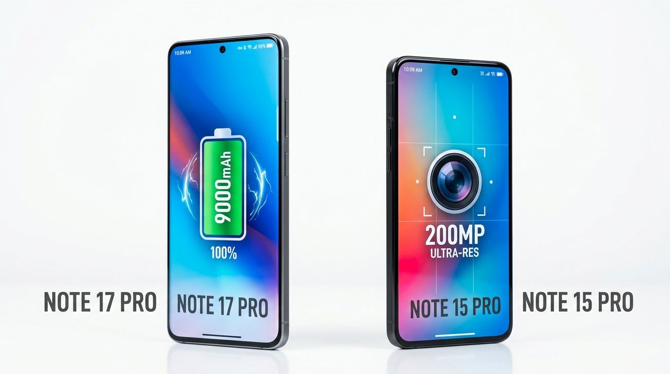 So sánh Redmi Note 17 Pro và Redmi Note 15 Pro bộ đôi tầm trung 2026