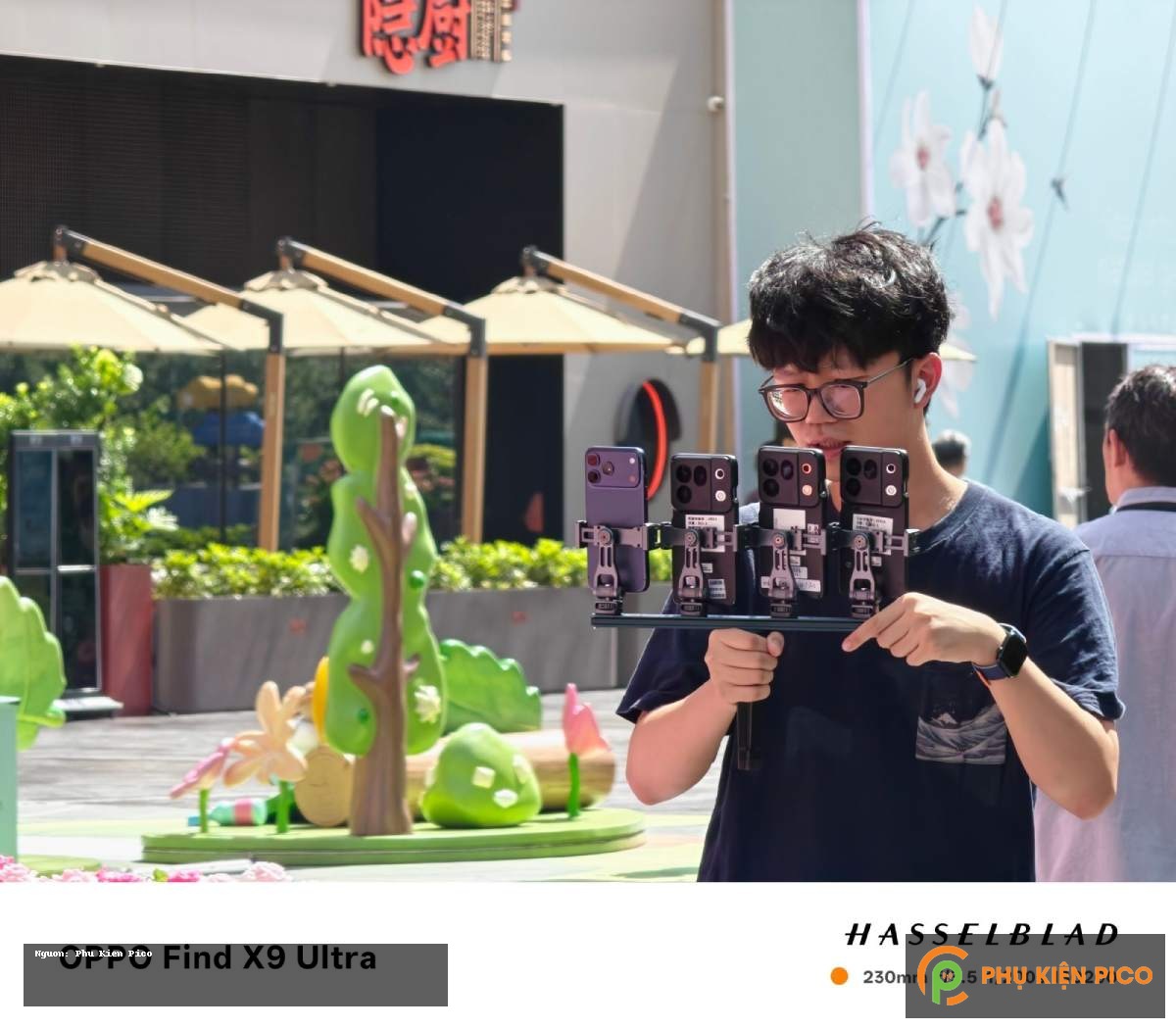 OPPO Find X10 series so dáng bên cạnh iPhone 17 Pro