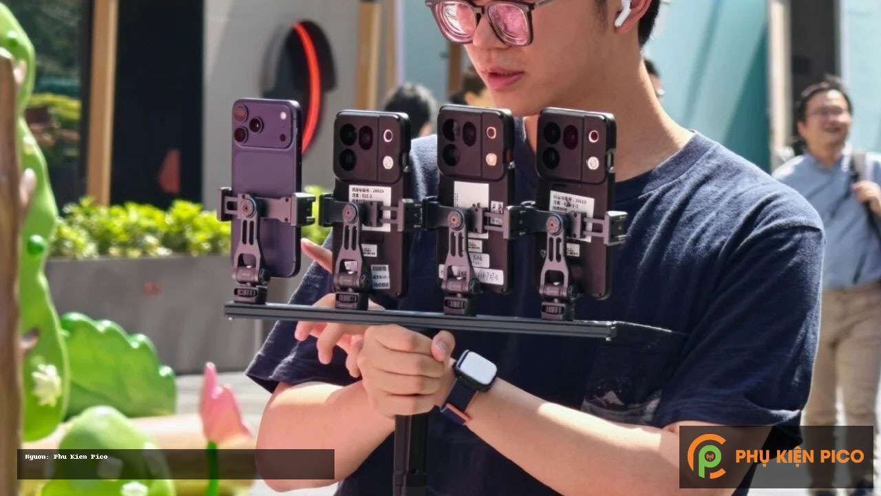 Mô-đun camera thanh ngang tối giản trên OPPO Find X10