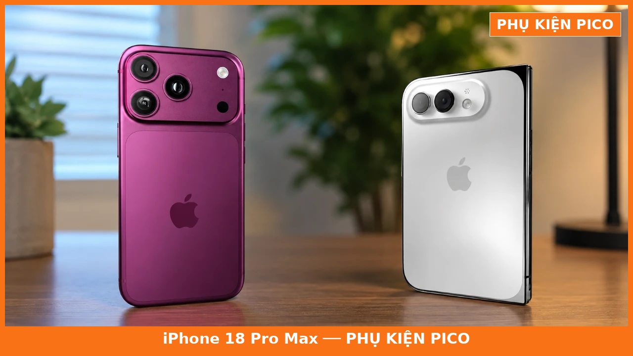 iPhone 18 Pro Max màu mới và thiết kế camera nâng cấp
