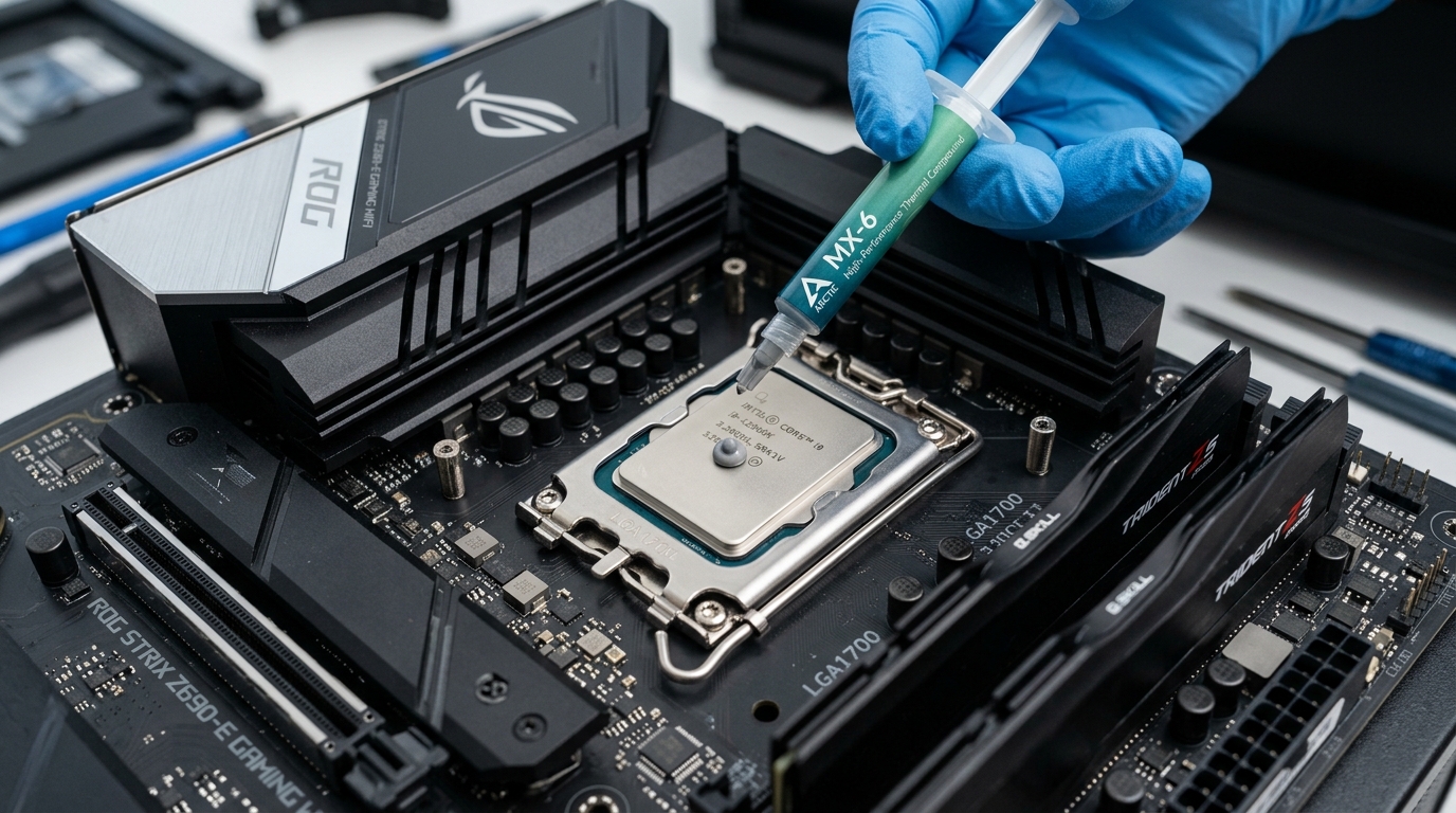 Cách tra keo tản nhiệt CPU đúng cách để tăng tuổi thọ và độ ổn định
