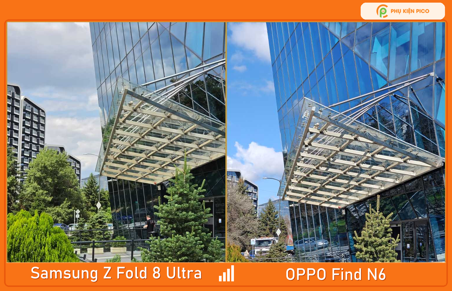 Ảnh zoom Samsung Z Fold8 Ultra và OPPO Find N6