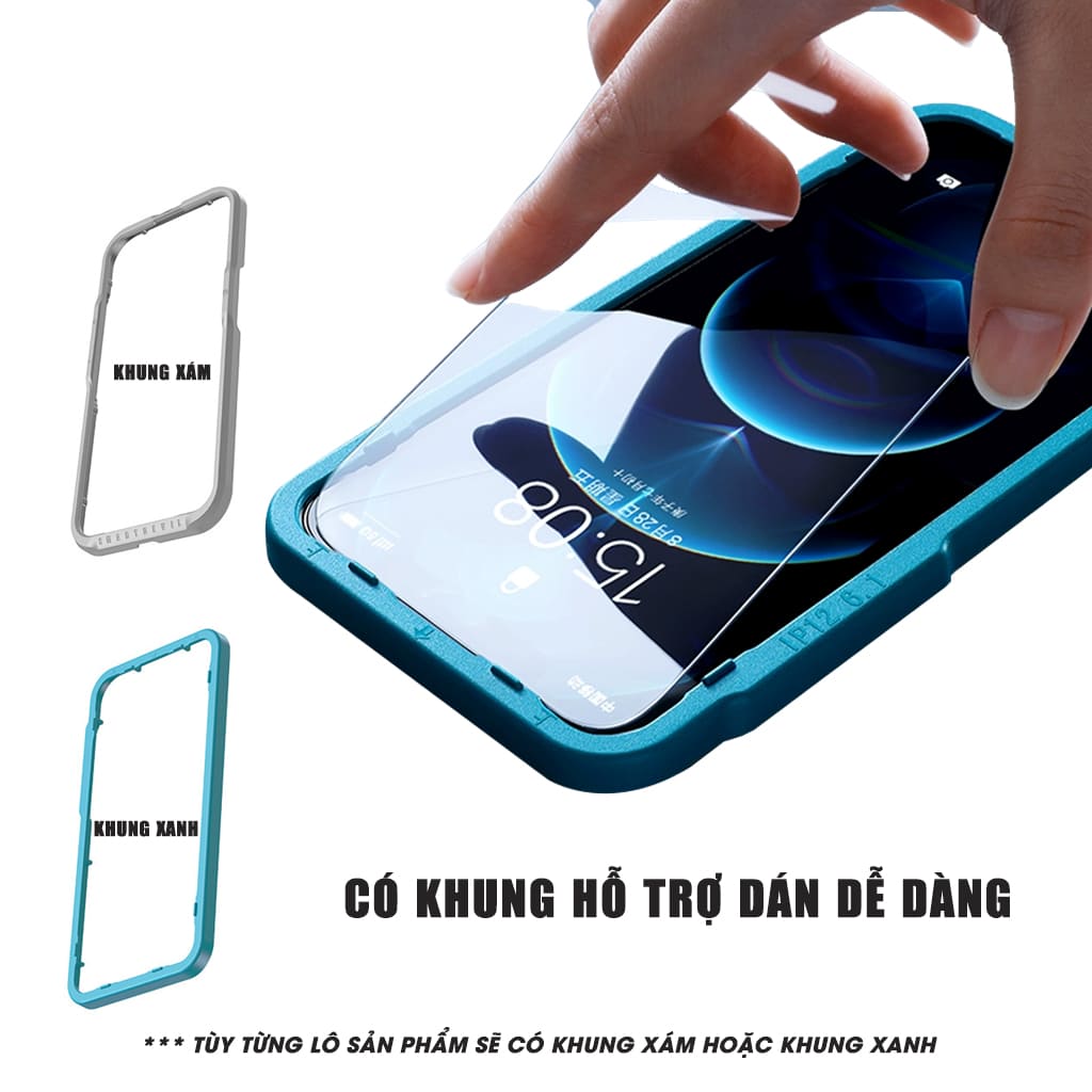 Kính cường lực Xiaomi 18 Pro Max trong suốt full màn hình không viền đen Smart Devil có khung hỗ trợ dán
