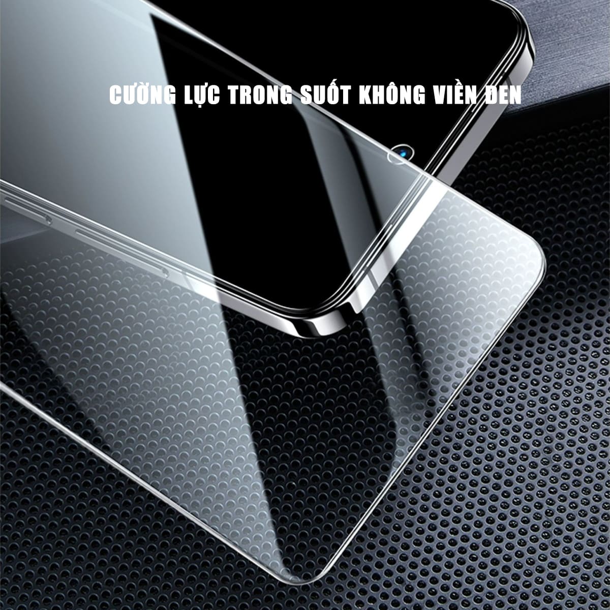 Kính cường lực Xiaomi 18 Pro Max trong suốt full màn hình không viền đen Smart Devil có khung hỗ trợ dán