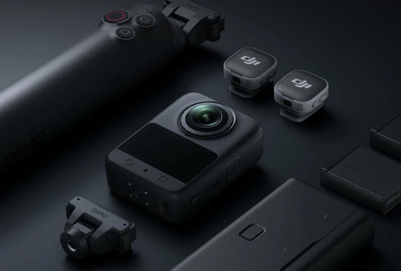 DJI Osmo 360 II pin 2150mAh sạc nhanh USB-C PD quay liên tục 100 phút