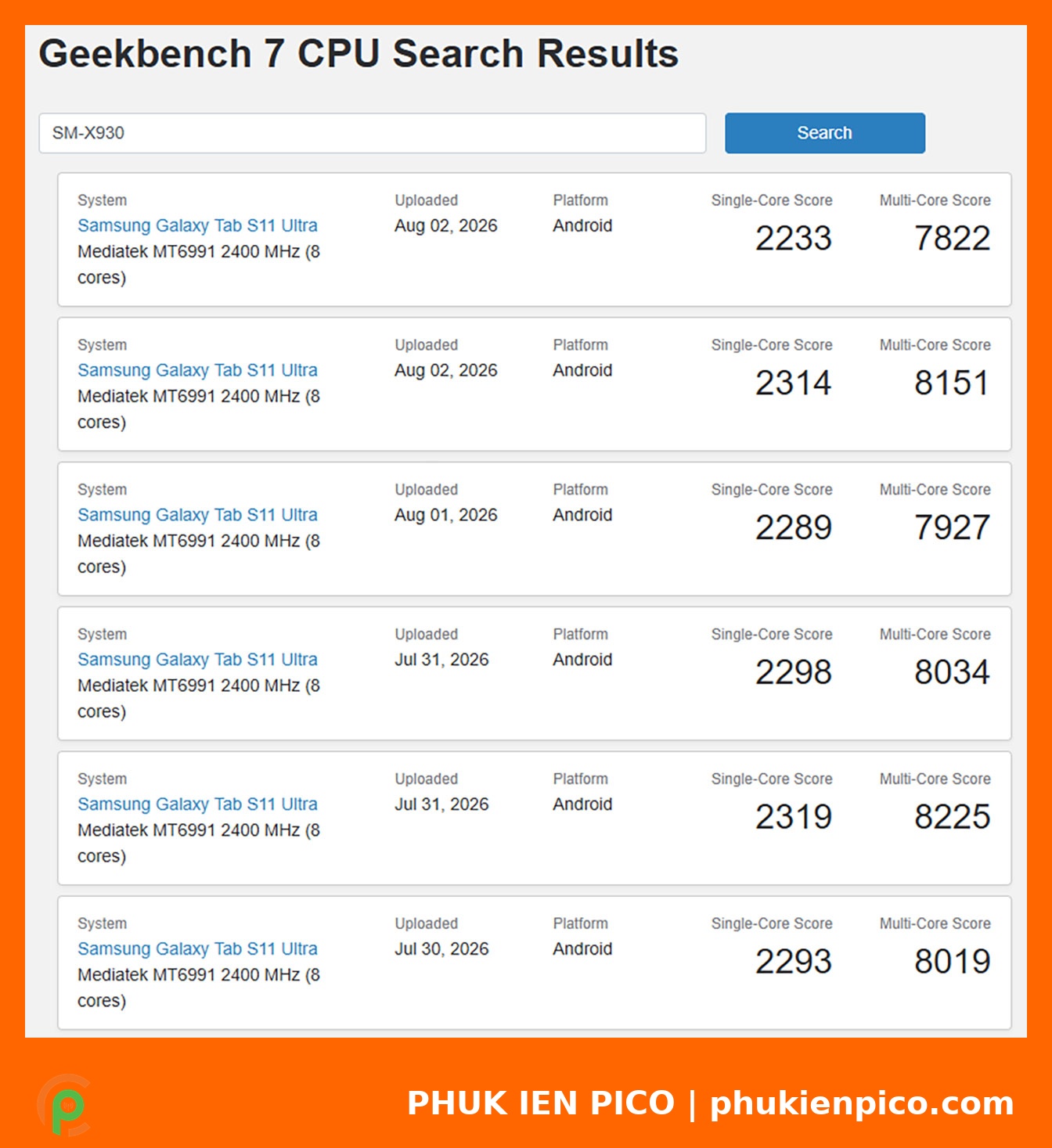 Galaxy Tab S12 Ultra trang bị chip Dimensity 9500