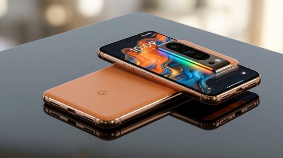 Google Pixel 11 Pro mau Canyon voi man hinh sieu sang 3600 nits va den LED HiLight