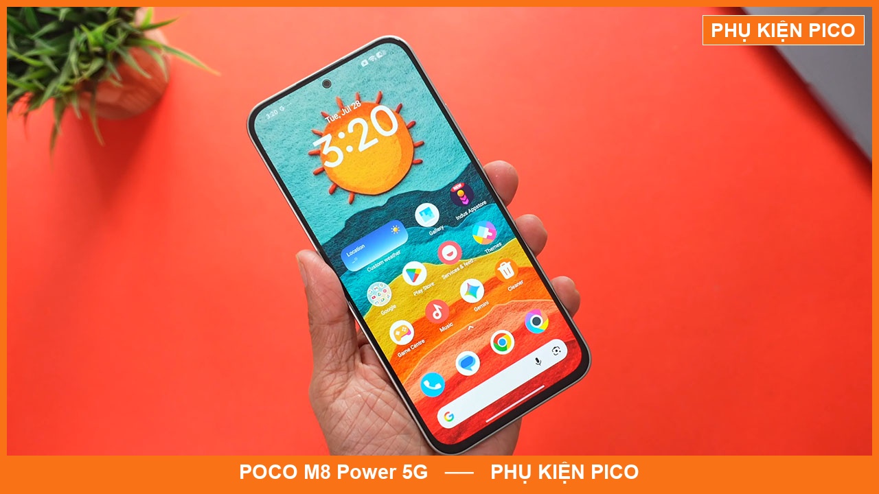 Thiết kế mặt lưng POCO M8 Power 5G