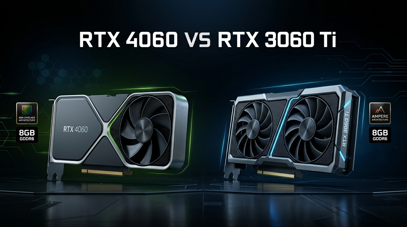So sánh card đồ họa RTX 4060 và RTX 3060 Ti năm 2026