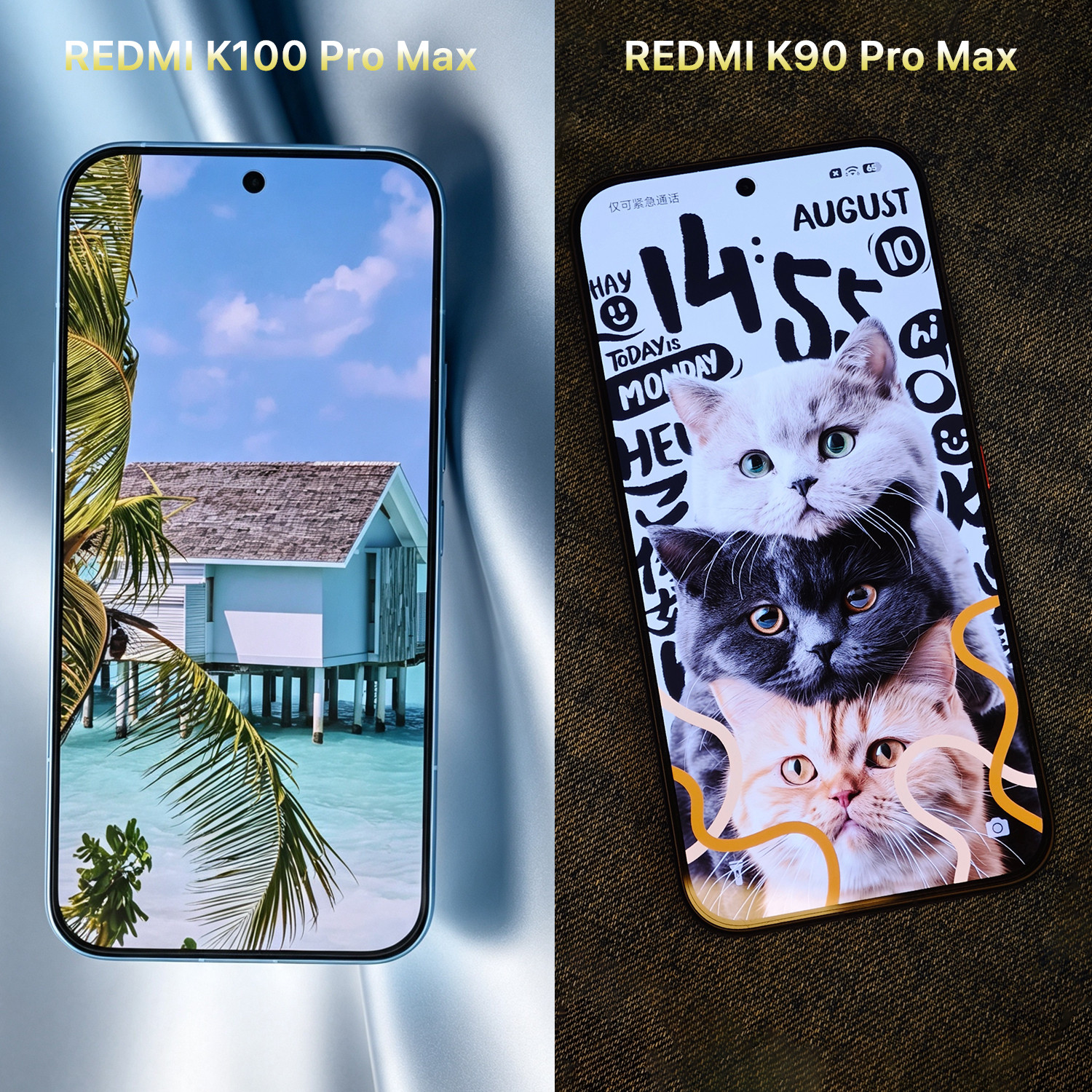 So sánh màn hình K100 Pro Max vs K90 Pro Max So sánh màn hình REDMI K100 Pro Max vs K90 Pro Max