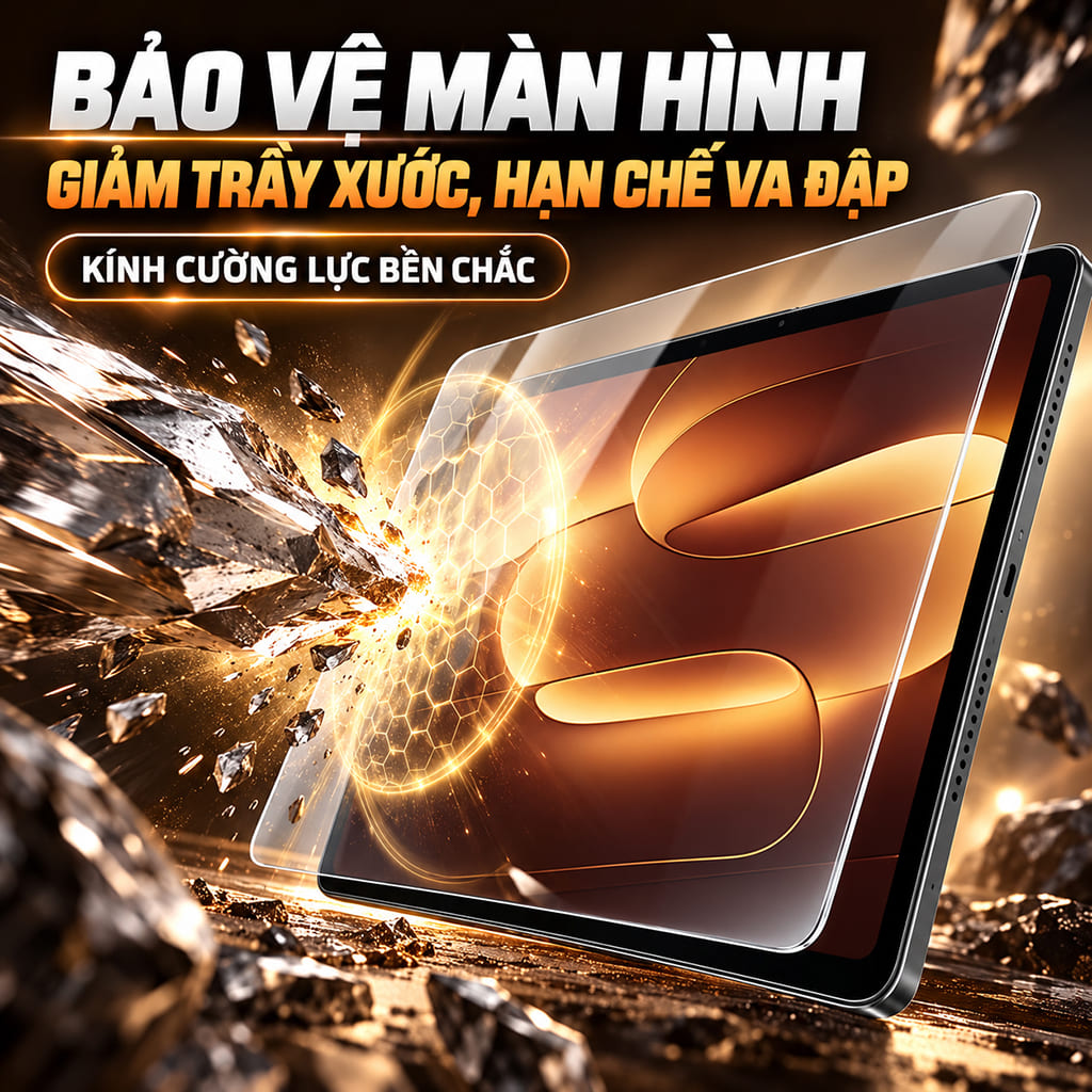 Kính cường lực Xiaomi Pad 9 Pro Max 13.3 Inch full màn hình chính hãng Smart Devil có khung hỗ trợ dán - Hình ảnh 5