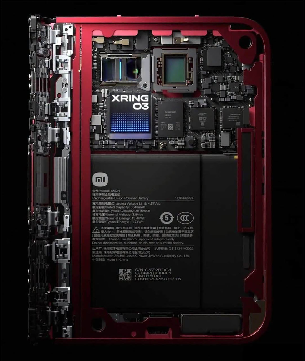Vi xử lý Xring O3 tiến trình 3nm 10 lõi xung nhịp 4.35GHz của Xiaomi