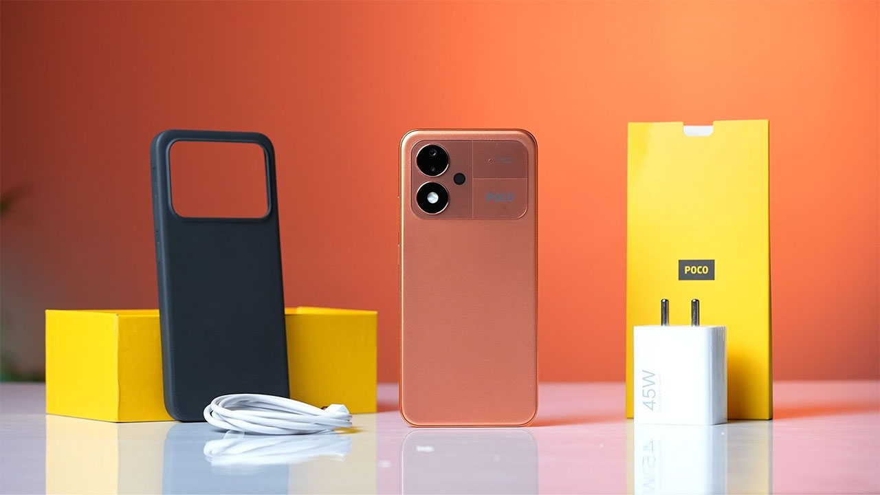 Trọn bộ phụ kiện trong hộp POCO M8 Power 5G