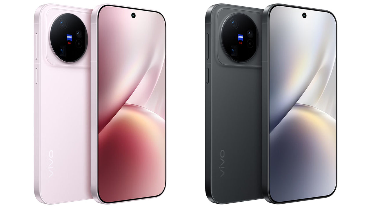 vivo X500 phiên bản màu hồng và màu đen