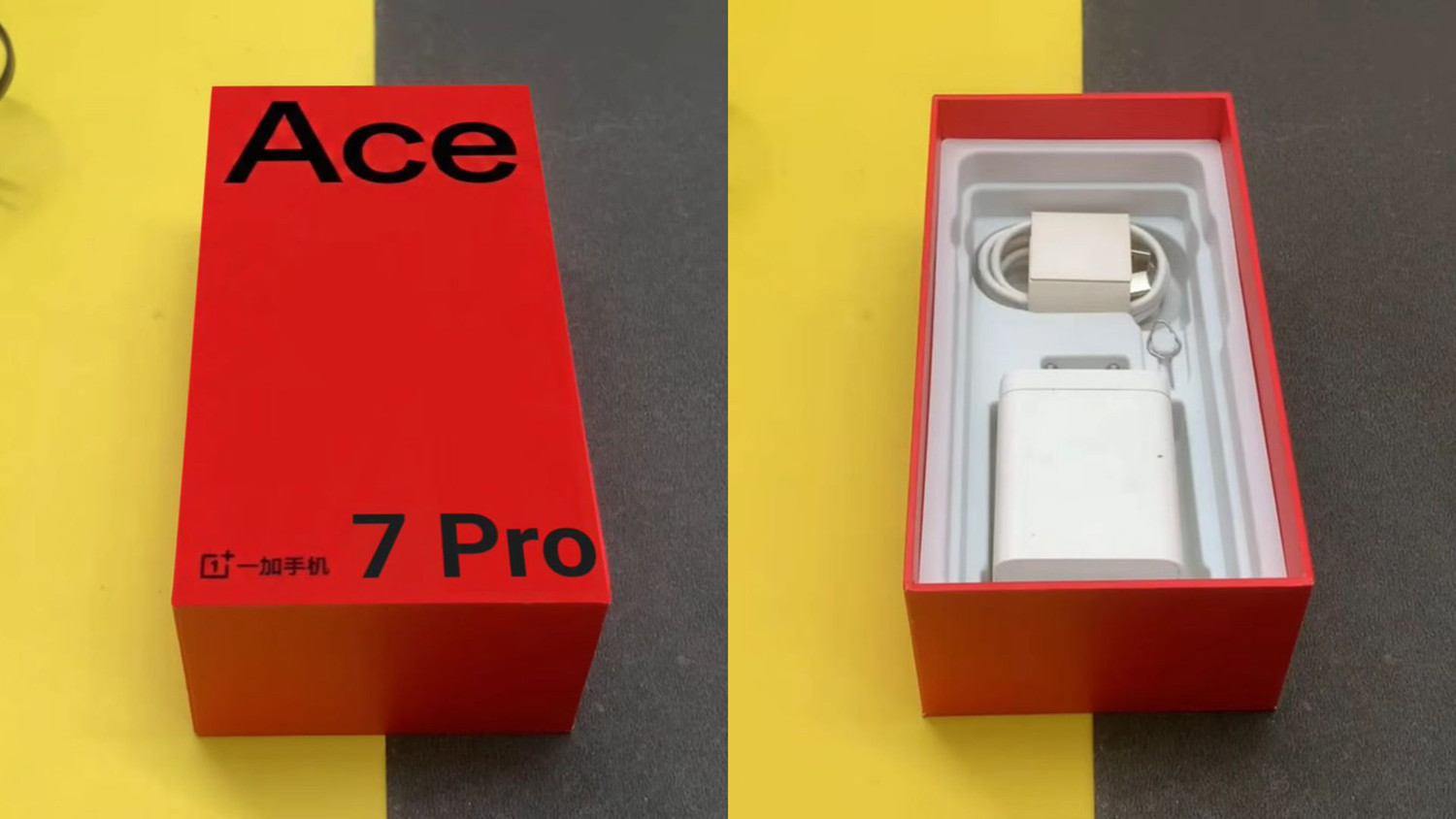 Hộp đựng và phụ kiện bên trong OnePlus Ace 7 Pro