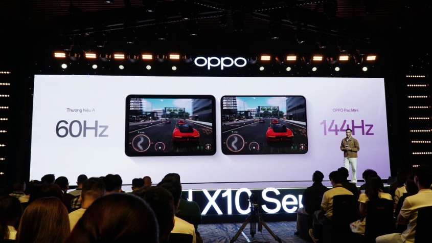Màn hình OLED 8.8 inch độ phân giải 2.5K tần số quét 144Hz của OPPO Pad mini