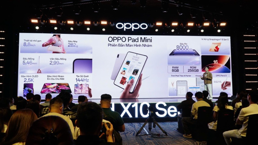 Sự kiện ra mắt và mở bán máy tính bảng OPPO Pad mini tại Việt Nam