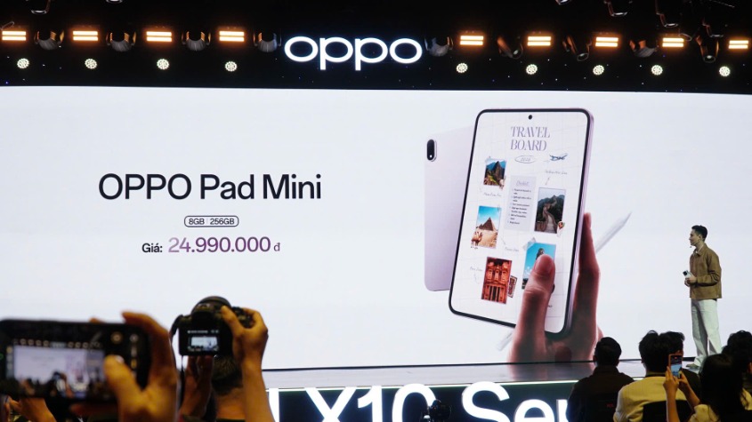 Giá bán chính thức 24.99 triệu đồng của OPPO Pad mini tại Việt Nam