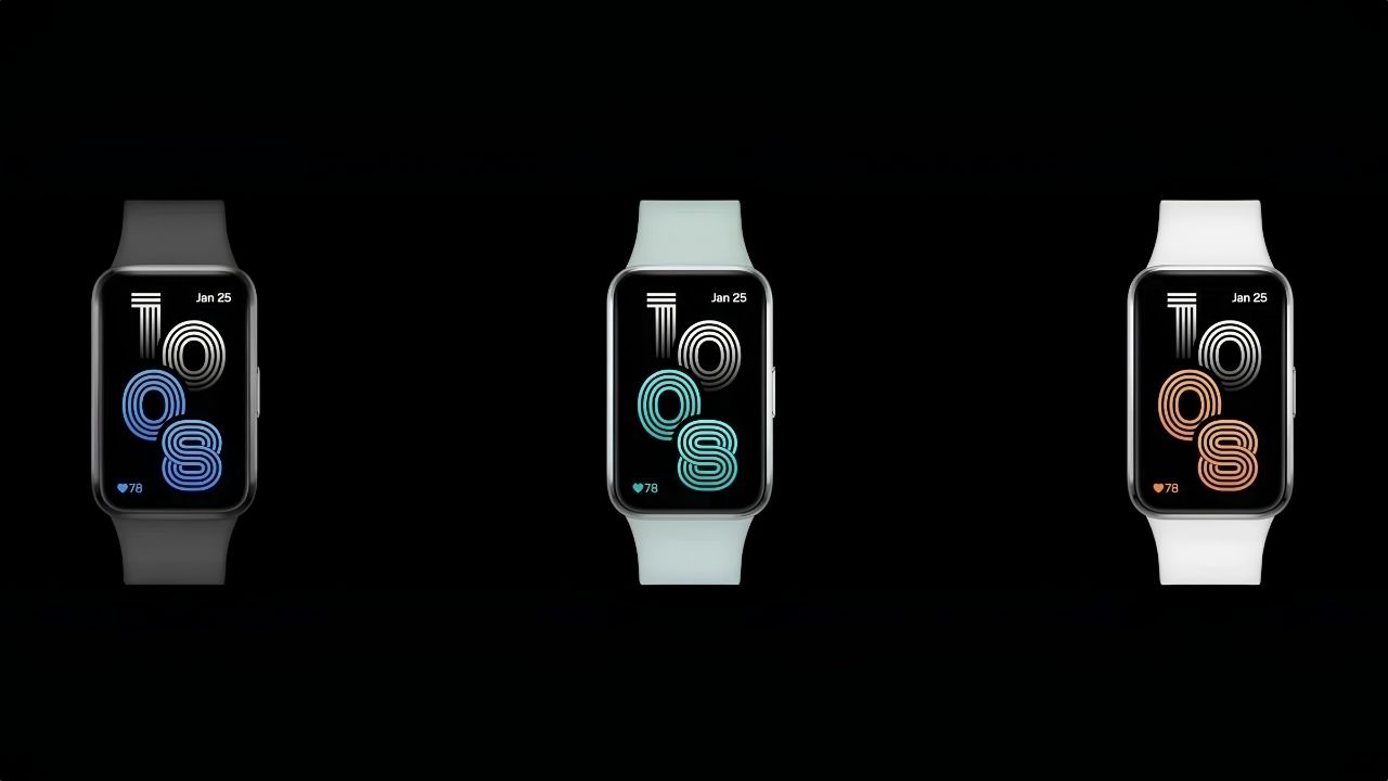 Ba tùy chọn màu sắc của Samsung Galaxy Fit 4