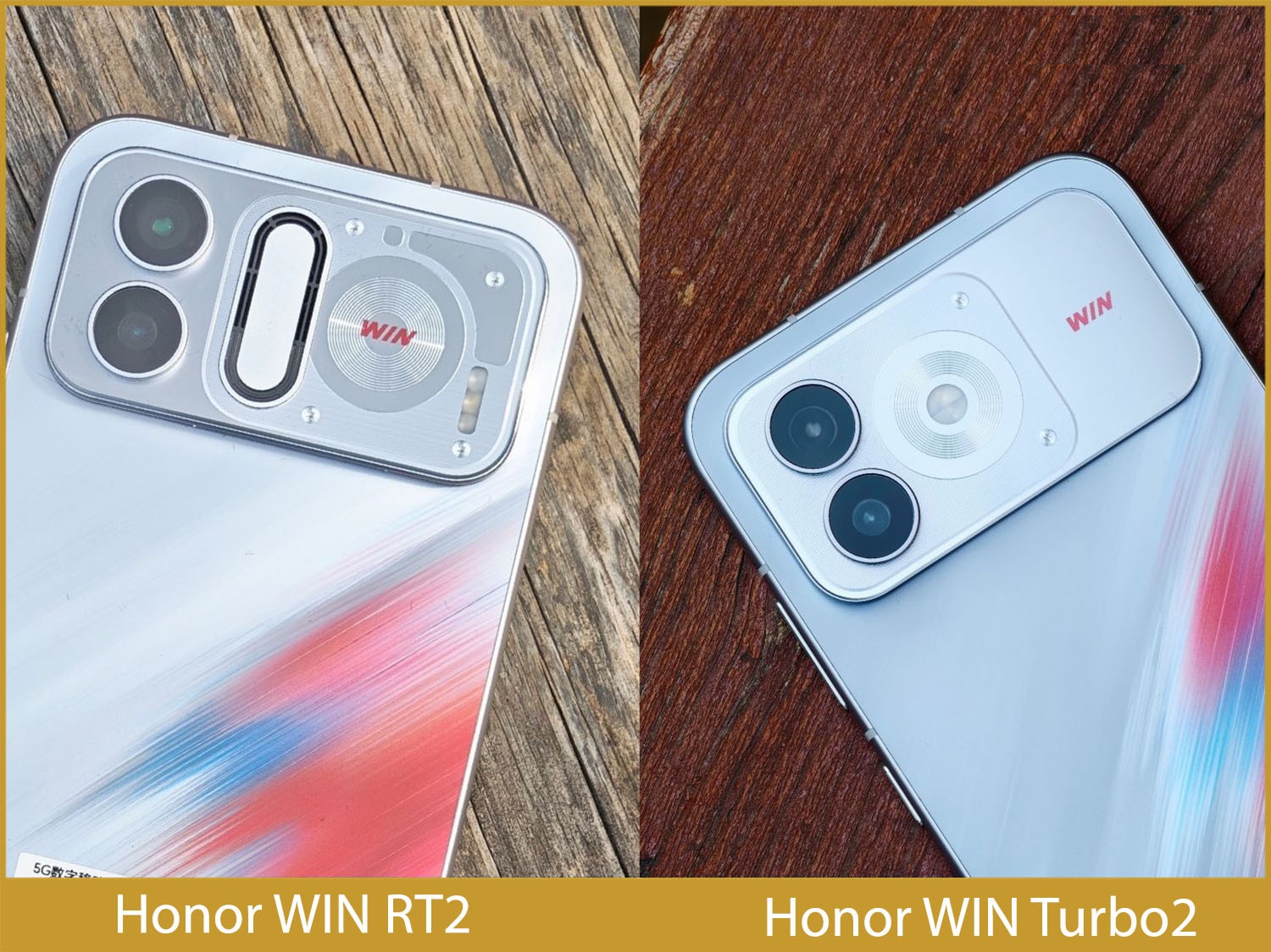 Cận cảnh cụm camera 200MP Honor WIN RT2 và 50MP Honor WIN Turbo2