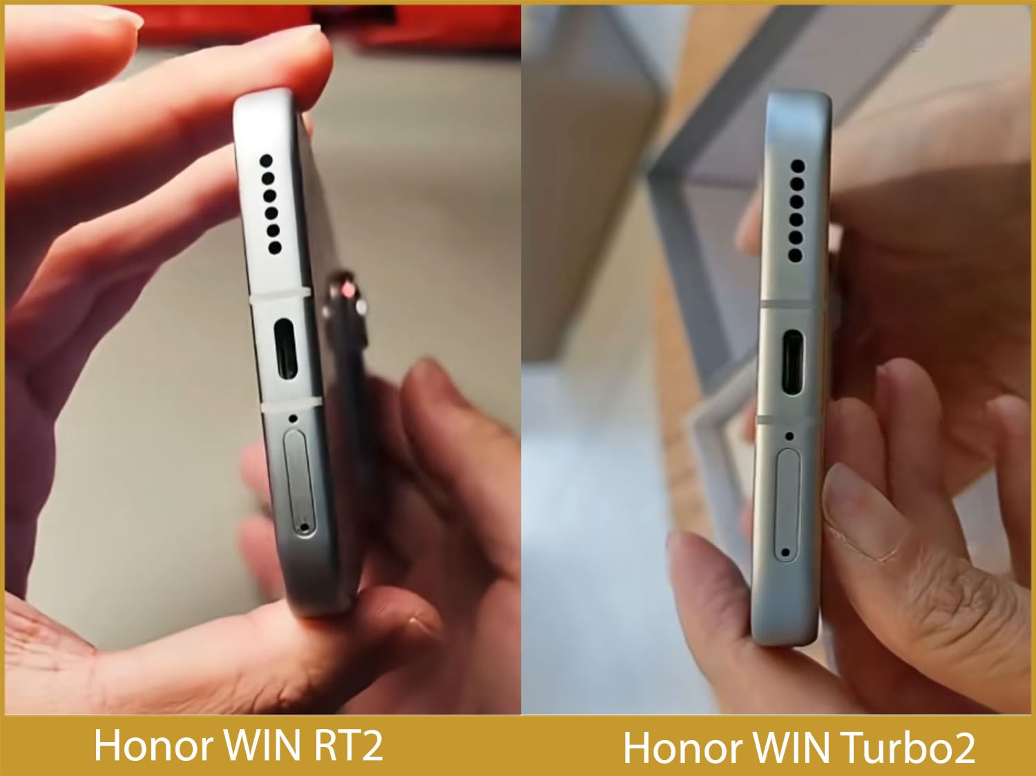 Cạnh đáy cổng sạc Type-C pin khủng 12070mAh Honor WIN RT2 và Honor WIN Turbo2