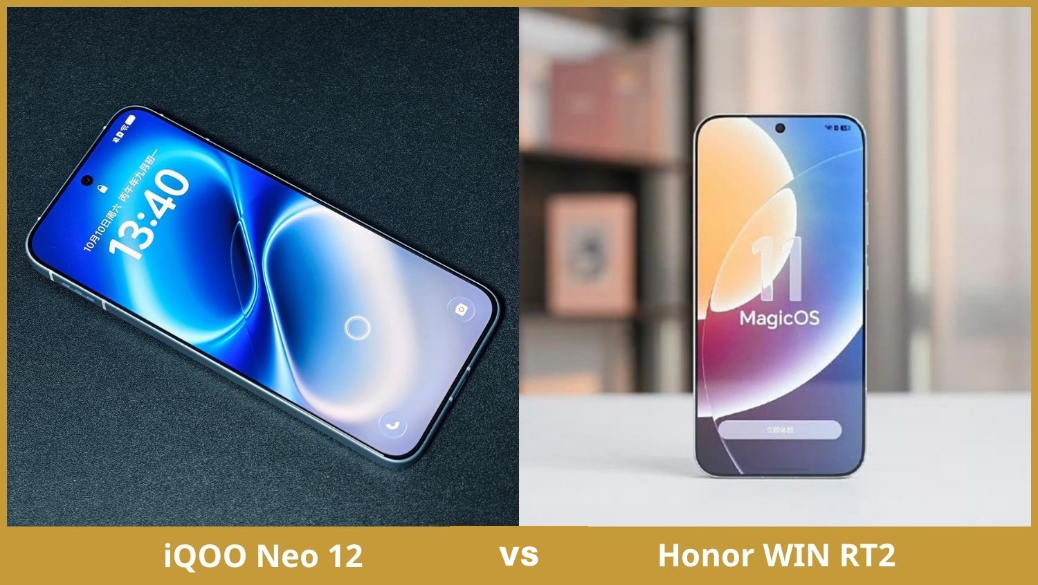 So sánh màn hình AMOLED 185Hz độ sáng cao iQOO Neo 12 vs Honor WIN RT2