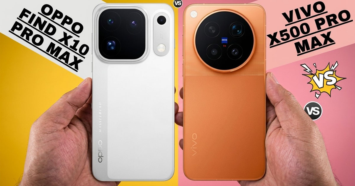 So sánh Vivo X500 Pro Max vs OPPO Find X10 Pro Max toàn diện