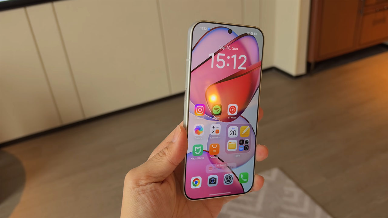 Cạnh bên Xiaomi 18 Pro Max trang bị phím bấm AI tiện lợi